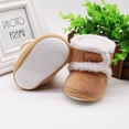 thumbnail image 3 of Lovebay Baby Girls Boys Toddler Booties Infant Prewalker Snow Shoes Newborn Anti-slip Sole Warm Boots, 3 of 7