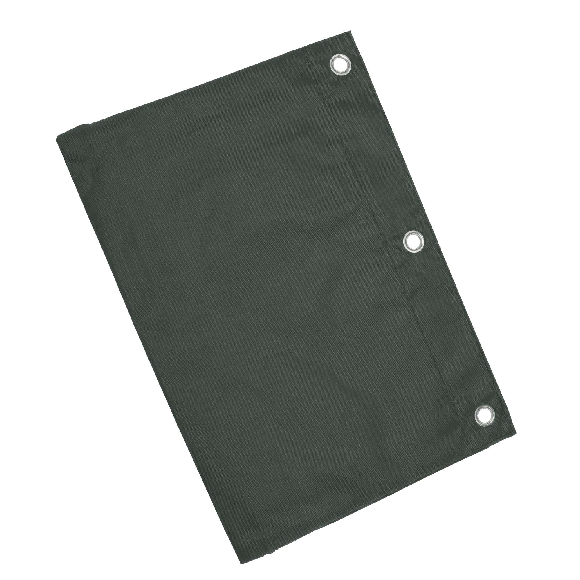 Unique Bargains Pencil Case for 3 Ring Binder, Double Layer, Smooth Zipper Dark Gray