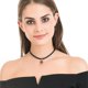 thumbnail image 3 of Collar de moda para mujer con estrella de bola redonda, Collar de estrangulamiento ajustable de cuerda negra, Hermanas, Hijas, Amigos Decoración de belleza de cumpleaños, 3 of 5