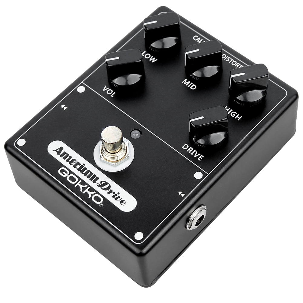 GOKKO HI-GAIN BOX GK-34 - High Gain Amp Simulator Pedal with Mesa Boogie Tone, 5-Band EQ, All-Analog Circuit, Rugged Aluminum Casing - Perfect for Vintage High-Gain Sounds