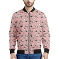 thumbnail image 5 of Adorable chaqueta con cremallera con estampado de cachorro de beagle para hombres y niños, linda sudadera con estampado 3D de animales, chaqueta de calle, abrigo tipo bombardero de manga larga, 5 of 5
