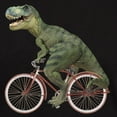 thumbnail image 3 of CafePress - Cycling Tyrannosaurus Rex Dark T Shirt - Men's Classic Graphic Cotton T-Shirt, 3 of 4
