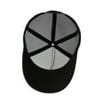 thumbnail image 5 of WITHMOONS NYC Hat New York City Meshed Adjustable Baseball Cap TRM1289 (Black), 5 of 5
