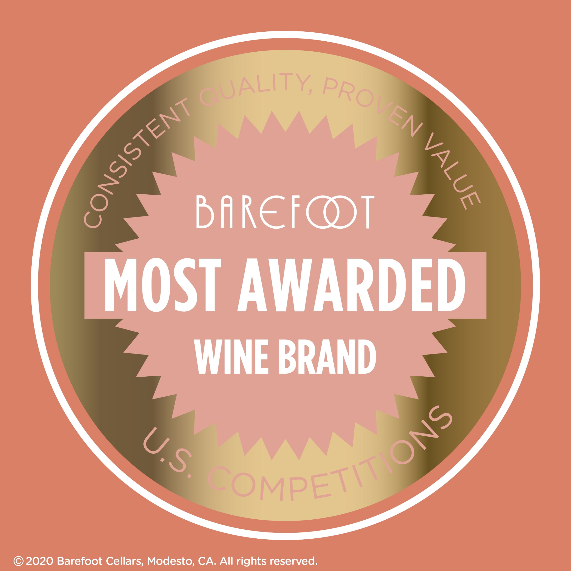 Barefoot Wine To Go Rose Wine, 500ml Carton
