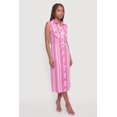 thumbnail image 2 of Women's Striped Sleeveless Midi Shirt Dress, 2 of 3