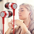 thumbnail image 4 of Hicess HY-7 Wired Earphone In-ear Heavy Bass Dual Drive 3.5mm Sport Gaming Headset with Mic for Mobile Phone, 4 of 8