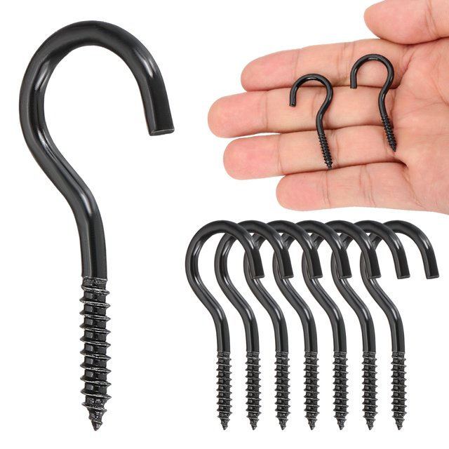 8 Vis à Il, M3x40mm Acier Inoxydable 304 Vis à Il Robustes Noires
