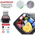 thumbnail image 3 of Organizador para el Maletero del Coche Almacenamiento de Maletas Impermeables, con Bolsa de Refrigeración Térmica y a Prueba de Fugas, Tapa Plegable, Cinturón de Fijación Ajustable, 3 of 6