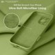 thumbnail image 5 of Funda de Silicona Premium, Forro de Microfibra Suave, para iPhone 16 Pro de 6.3 Pulgadas, Verde Cedro, 5 of 7