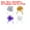Gold, White, Silver, Purple, variant on 20pcs 8 Inch Large Organza Pull Bow Metallic Chiffon Gift Wrapping Bows Ribbon, Blue/Pink/Red/White