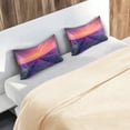 thumbnail image 7 of Coolnut Lavender Flower Fields Satin Pillowcase for Hair and Skin Silk Pillowcase, Queen Size(20x30 inches) - Slip Cooling Satin Pillow Covers with Envelope Closure Home Decor Gifts, 7 of 7