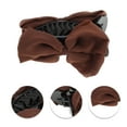 thumbnail image 2 of Unique Bargains 1 Pc Fashion Bright Silk Hair Clips for Home Dark Coffee Color Black, 2 of 5