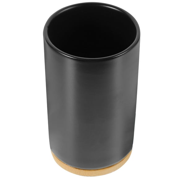 SOPOTUTU  Porcelain Toothbrush Holder for Bathrooms Simple Ceramic Tumbler Cup for Adults