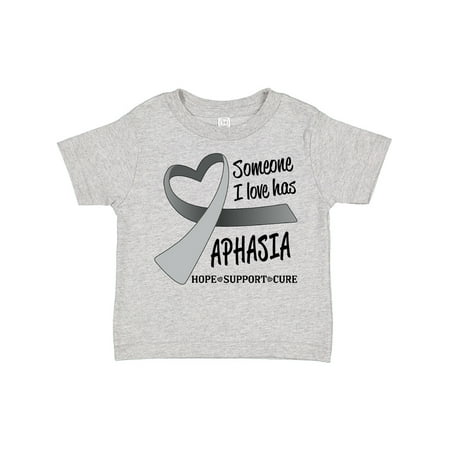 

Inktastic Someone I Love Has Aphasia- Hope Support Cure Gift Toddler Boy or Toddler Girl T-Shirt