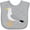 AC-Heather Grey, variant on Inktastic Funny Seagull Bird Boys or Girls Baby Bib