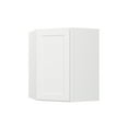thumbnail image 5 of Furinno Shaker Wall Diagonal Kitchen Cabinet with 1 Door 2 Shelves, Ready to Assemble, 12 D x 24 W x 30 H, White, 5 of 9