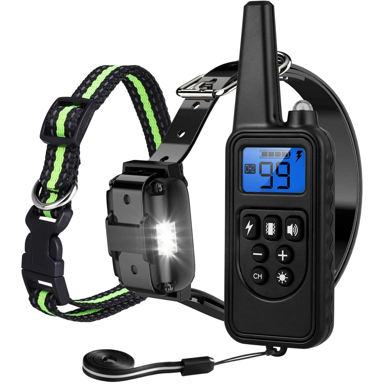 Dog Training Collar Rechargeable Dog Shock Collar for Small to Large