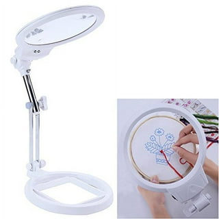 Full Page Magnifying Lamp - Hands Free Magnifier with Bright LED