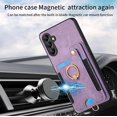 thumbnail image 4 of ZUKKASHAN for Samsung Galaxy A15 5G Case with Card Holder for Woman Man,PU Leather Flip Folio Wallet Case,RFID Blocking Ring Holder Kickstand Wrist Strap Magnetic Protective Cover for Galaxy A15 5G, 4 of 5