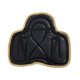 thumbnail image 3 of Almohadilla de silla de montar transpirable antideslizante de cuero PU práctica para montar a caballo Negro, 3 of 9