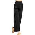 thumbnail image 2 of Lolmot Women's Casual Loose Wide Leg Pants Yoga Sweatpants Comfy High Waisted Sports Athletic Lounge Pants Modal Palazzo Dance Pants for Ballet, Work Out, Yoga, 2 of 5