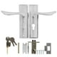 thumbnail image 1 of Cerradura de seguridad para puerta interior de aleación de aluminio, manija duradera para puerta de baño de dormitorio, 1 of 13