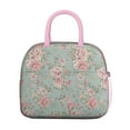thumbnail image 2 of Lunch Bag Lunch Box for Women Reusable Insulated Lunch Cooler Bags,Large Capacity for Work Travel Picnic,Water-Resistant Pioneer Floral Rose Lunch Tote Bag Gifts for Woman Mom Pink, 2 of 6