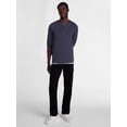 thumbnail image 2 of George Men's Henley Shirt with Long Sleeves, Sizes S-5XB, 2 of 5