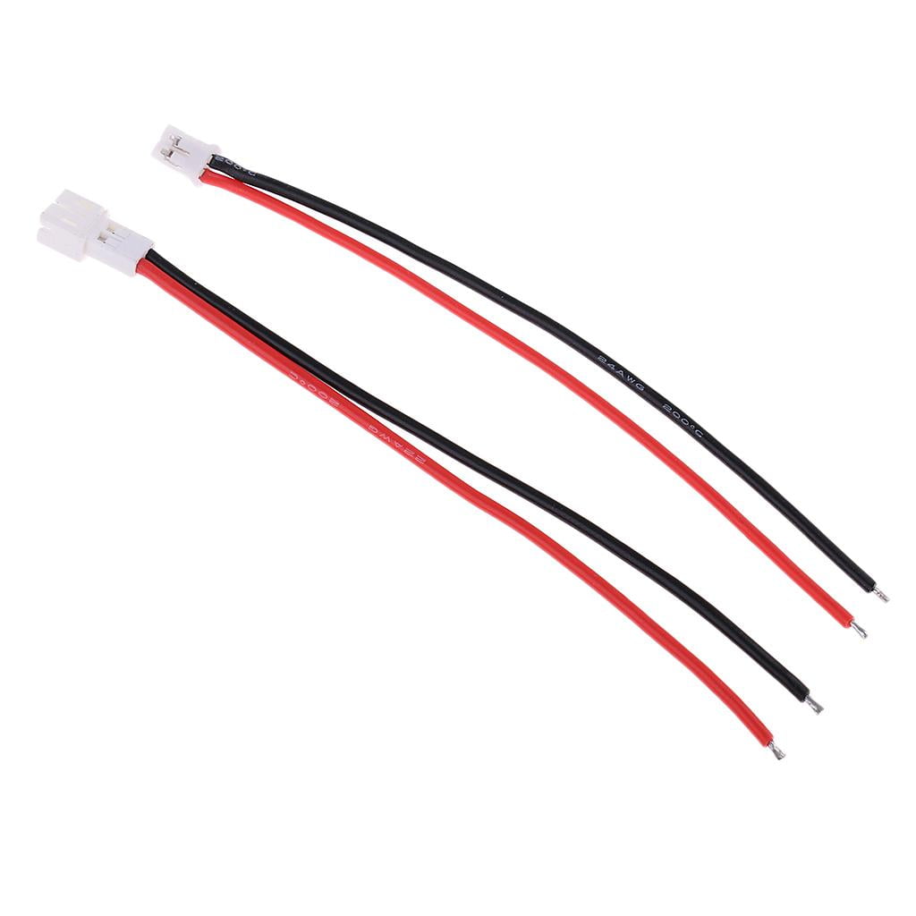 10Pcs Upgraded JST-PH 2.0 Male Female Connector Wire Cable for ESC Battery 