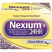 Nexium Clear minis 24HR Acid Reducer Capsules with Esomeprazole Magnesium - 42 Count