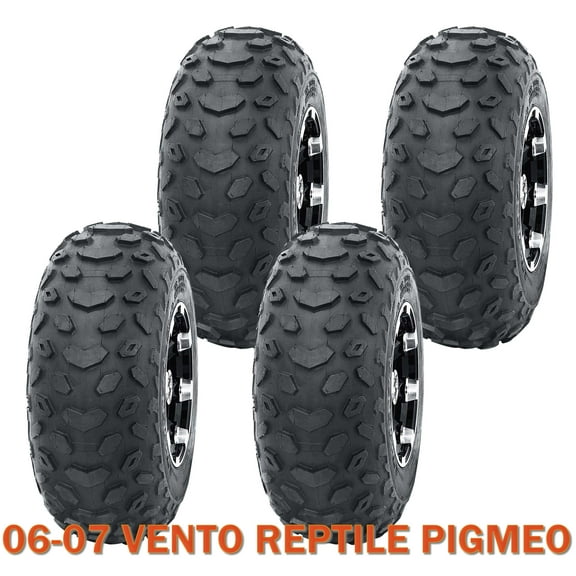 Set 4 WANDA Go Kart Tires 145/70-6 145x70x6 fit for 06-07 VENTO REPTILE PIGMEO