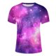 thumbnail image 5 of Camiseta Casual de Impresión Del Cielo de los Hombres, Cuello Redondo de Manga Corta para la Playa Y el Uso Diario, Camiseta de Verano Elástica para el Ocio Y la Fiesta, 5 of 5
