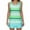 Mint Green, variant on Ecqkame Tankini Bathing Suits for Women High Waisted Swimsuits Womens Two Piece Swimear Tankini Top with Shorts Black-A XL
