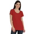 thumbnail image 1 of Inkmeso Inkmeso T-shirt à Encolure Dégagée pour Femmes à Manches Courtes d'Été, T-shirt Basique, 1 of 7