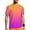 1, variant on T Shirt For Men Gym T-Shirt For Men Watercolor Sunset T-Shirts Popular Gradient Ombre Summer Tees O