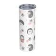 thumbnail image 2 of PAYOHTO Cute Watercolor Hedgehogs Kawaii 20 Oz Stainless Steel Mug Tumblers Cup for Men Women Insulated Slim Thin Travel Tumbler, 2 of 7