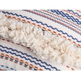thumbnail image 4 of Flber - Almohada lumbar decorativa con borlas texturizadas, funda tejida de 12.0 x 20.0 in, 4 of 5