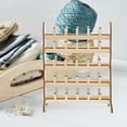thumbnail image 4 of BRAN Thread Rack 20 Spool Natural Wood Thread Rack, 4 of 6