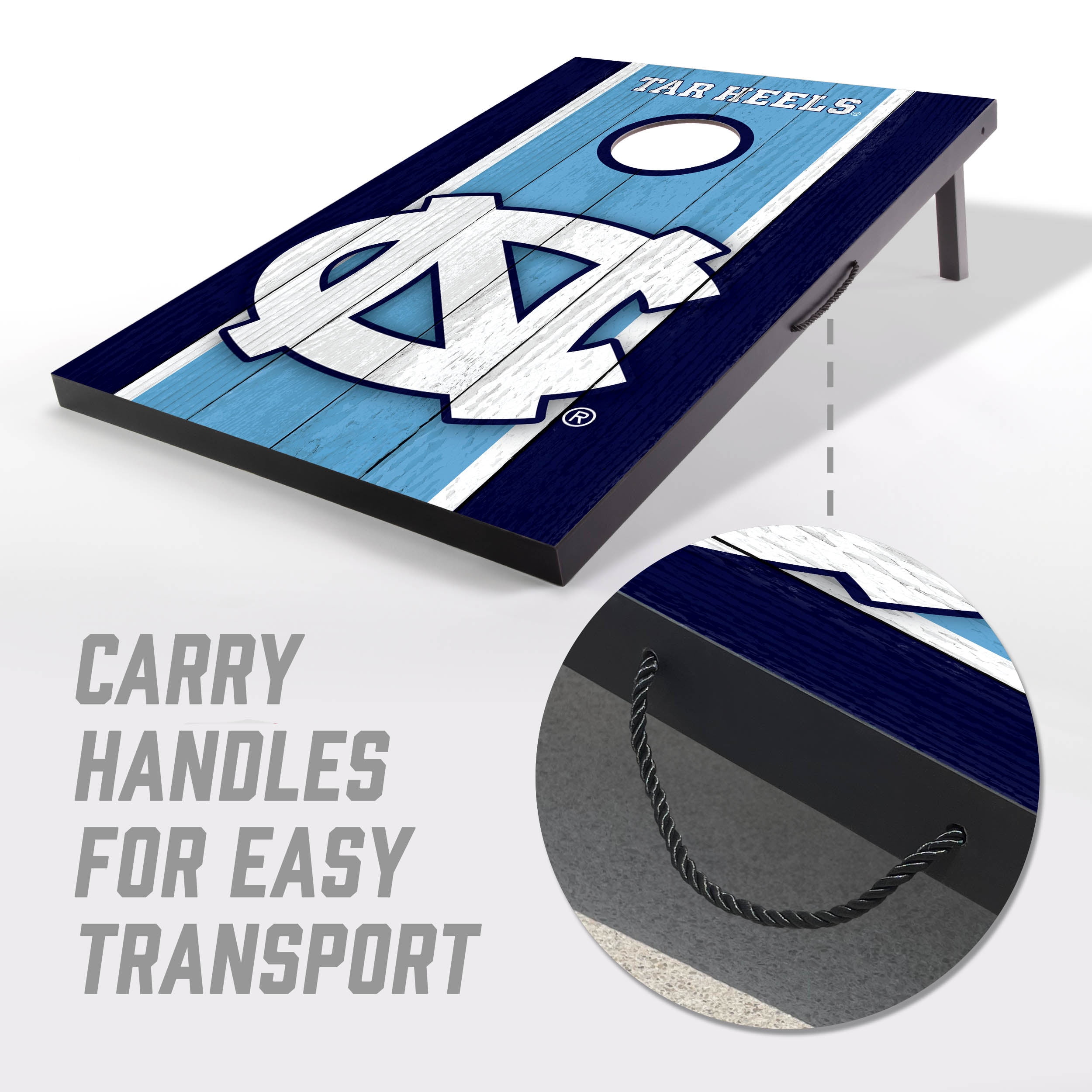North Carolina Tar Heels 2x3 MDF Cornhole Game Set