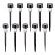 thumbnail image 4 of Pathway Lights Solar Powered Torch Lights Outdoor Stake Light Garden Lamp for Driveway White Light 10Pcs, 4 of 4