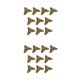 thumbnail image 1 of Kenally 10 piezas cubierta de esquina de armario borde de Metal Protector decoración Bronce 2Conjunto, 1 of 6