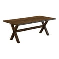 thumbnail image 4 of Furniture of America Arpe X-Cross Leg Coffee Table, Walnut, 4 of 8