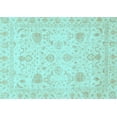 thumbnail image 1 of Ahgly Company Indoor Rectangle Oriental Light Blue Traditional Area Rugs, 8' x 10', 1 of 4