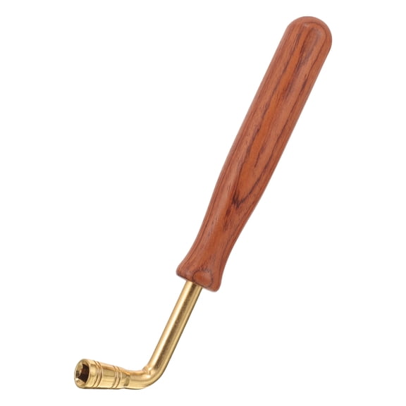 DRAFIDEEP Durable Dulcimer Tuning Tool L Shaped Piano Tuner Wrench Metal Wood Instrument Accessory