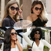 Sunier Retro Oversized Butterfly Polarized Women Sunglasses Elegant Ladies Shades