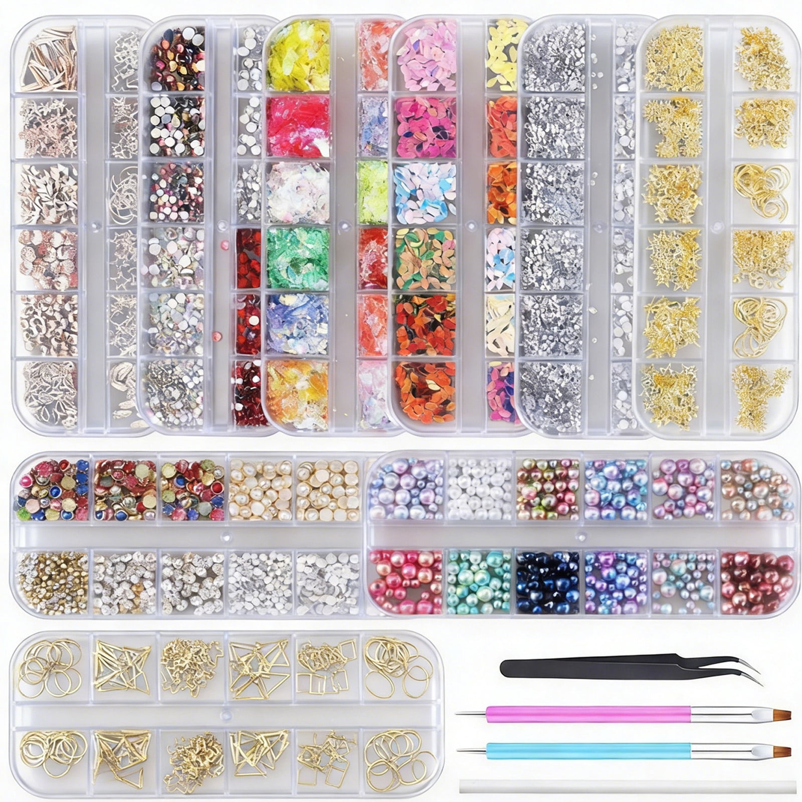 Bedazzling Gems Resin Jelly Rhinestone Kit with Glue And Tools Multicolor Flatback Crystals for Diy Crafts Phone Case Tumblers Jewelry Making Decor