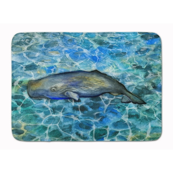 Sperm Whale Cachalot Machine Washable Memory Foam Mat
