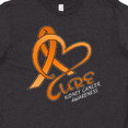 thumbnail image 4 of Inktastic Cure- Kidney Cancer Awareness orange ribbon Youth T-Shirt, 4 of 5