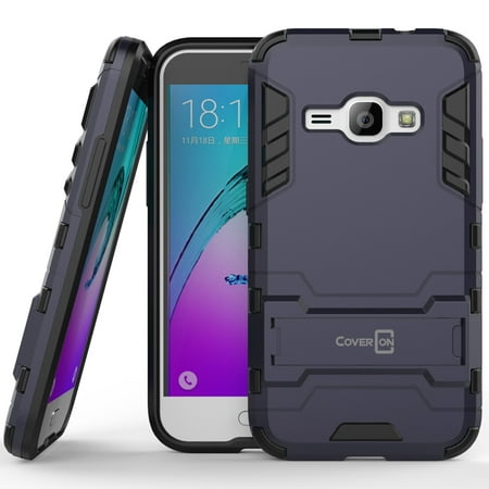 CoverON Samsung Galaxy Express 3 / Luna / J1 Luna Case, Shadow Armor Series Hybrid Kickstand Phone Cover
