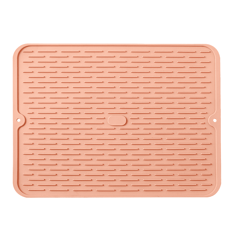 Silicone Drying Mat,Dish Drainer Mat for Kitchen Counter, Non-Slip Silicone  Sink Mat, BPA Free, Dish Washer Safe 